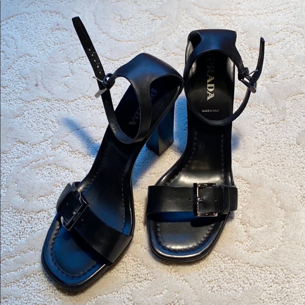 Prada black heels
